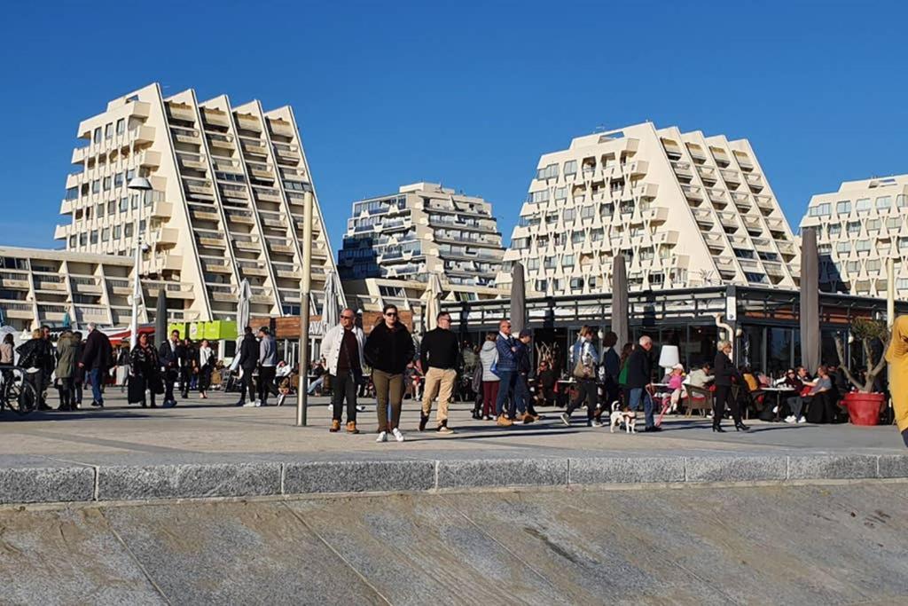 Studio Cabines 6 Couchages 150 M De La Plage Et A Quelques Secondes Des Commerces Wifi Gratuit ラ・グランド・モット エクステリア 写真