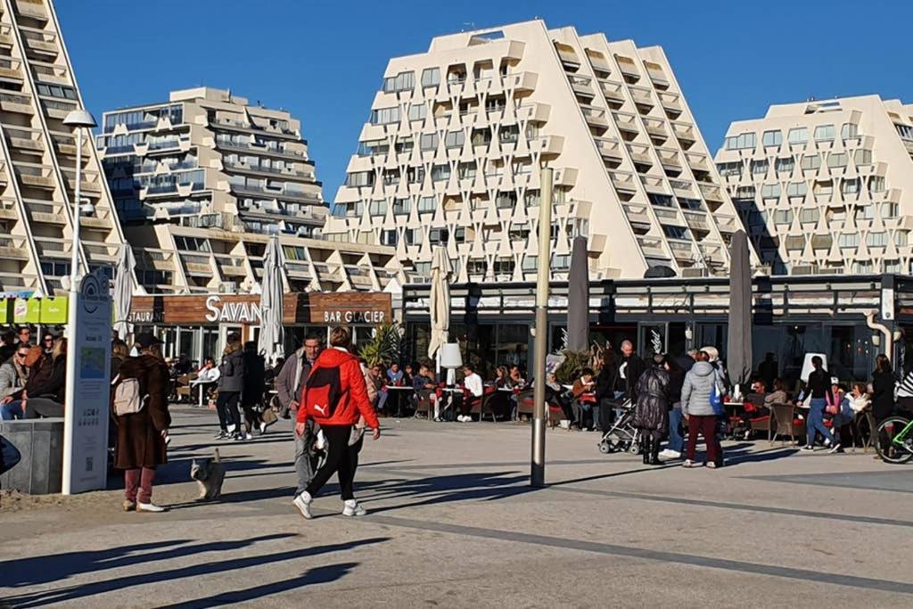 Studio Cabines 6 Couchages 150 M De La Plage Et A Quelques Secondes Des Commerces Wifi Gratuit ラ・グランド・モット エクステリア 写真